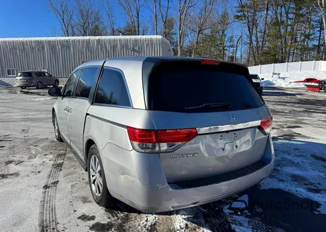 2017 Honda Odyssey Exl из США, поврежденный, VIN 5FNRL5H67HB010977